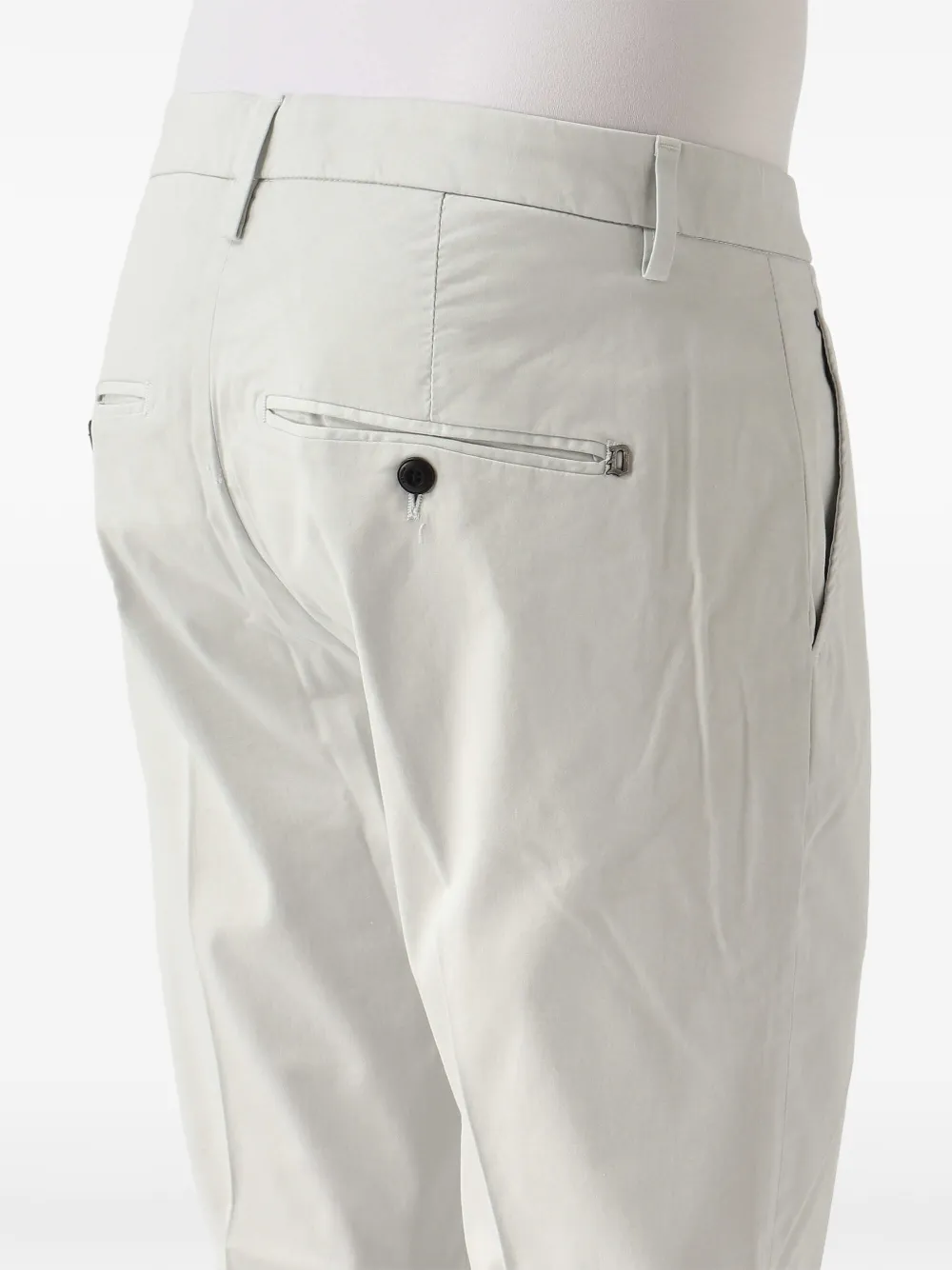 DONDUP Broek met opgerolde afwerking Grijs