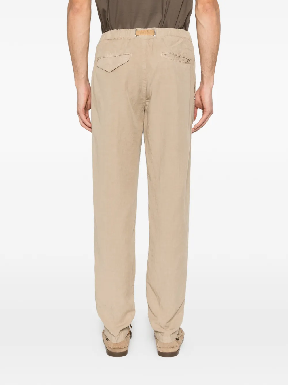 White Sand Greg broek met ceintuur Beige