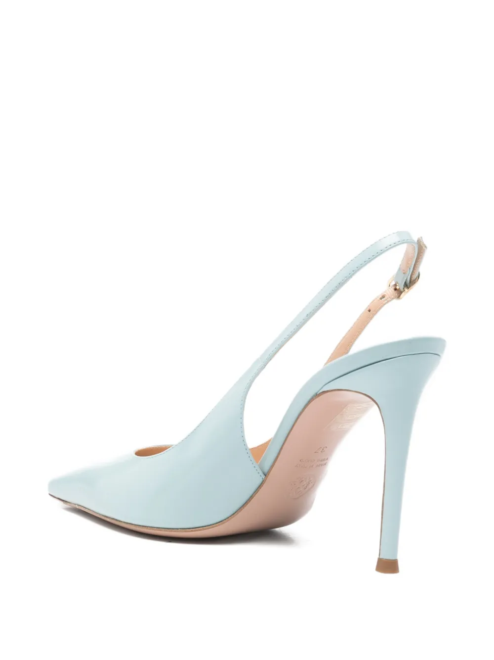 Roberto Festa point slingback pumps Blauw