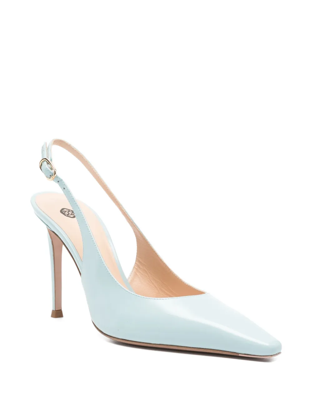 Roberto Festa point slingback pumps Blauw