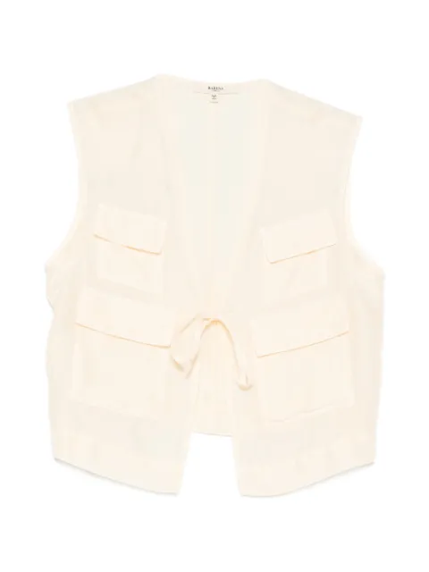 Barena V-neck patch-pocket blouse