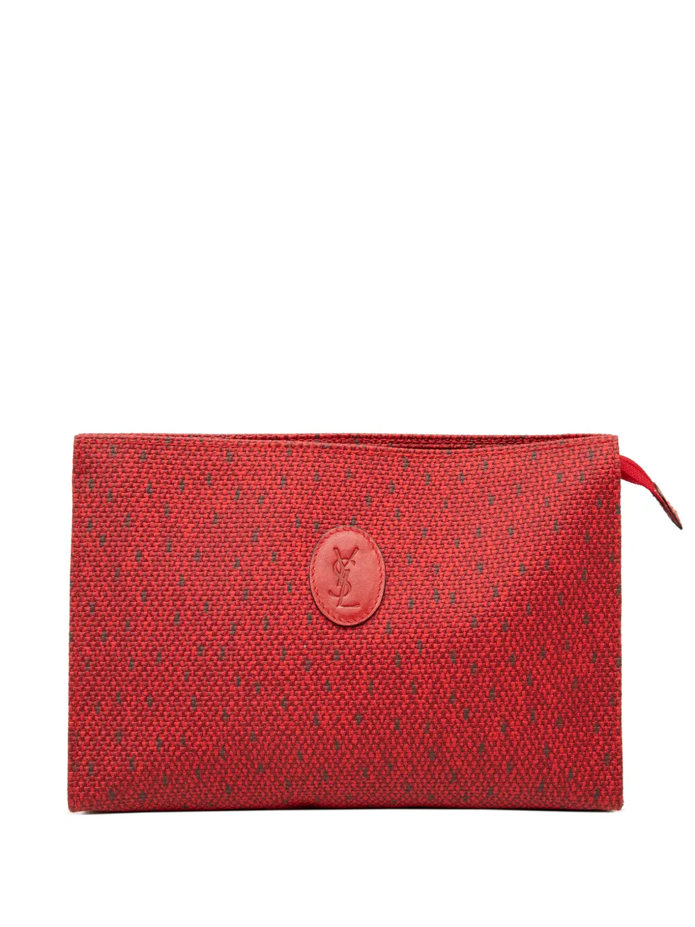 Saint Laurent Pre-Owned 2000-2010 Canvas clutch bag - Rosso