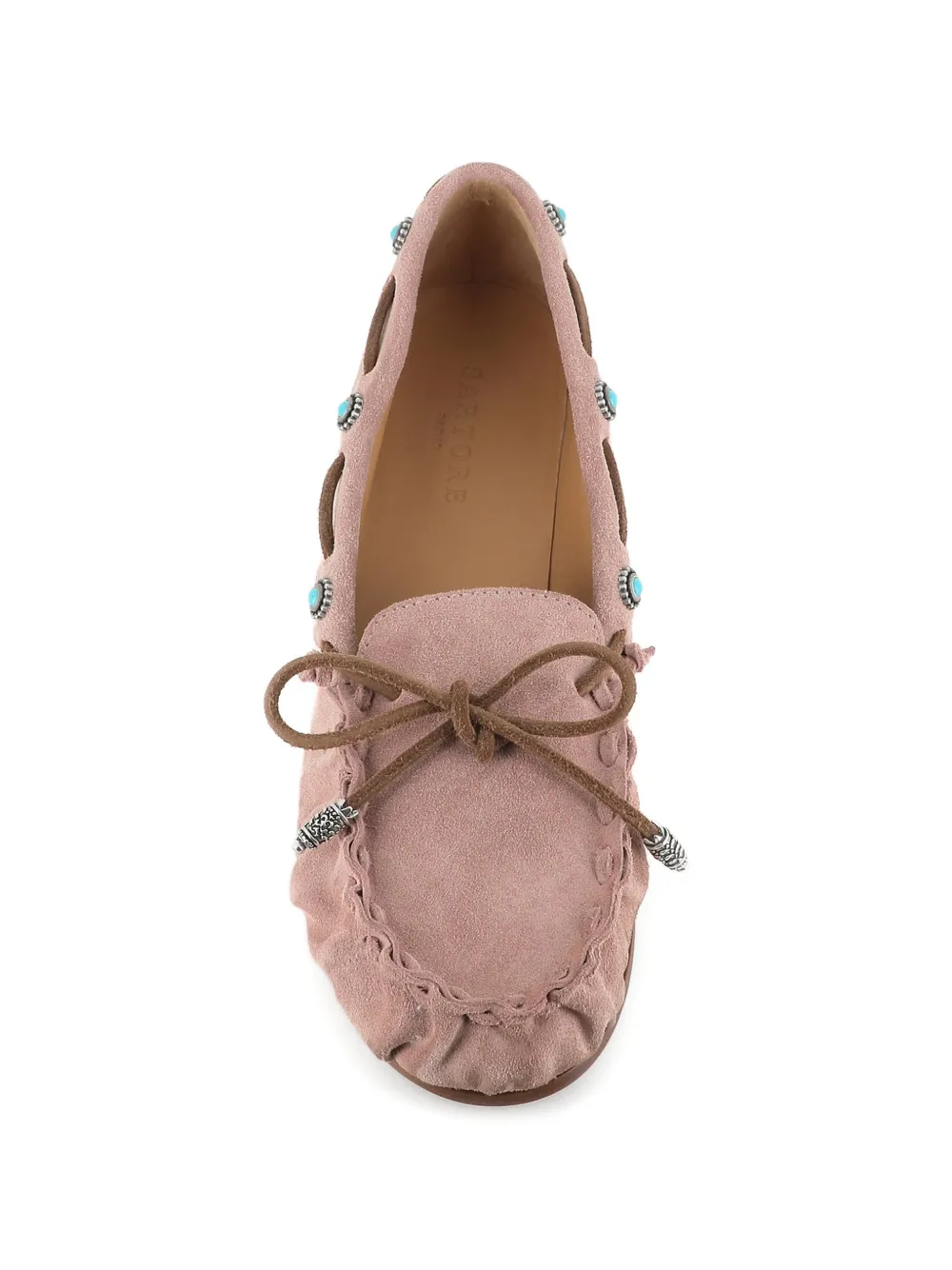 Sartore Verfraaide loafers Roze
