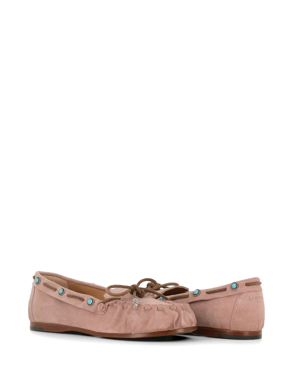 Sartore Verfraaide loafers Roze
