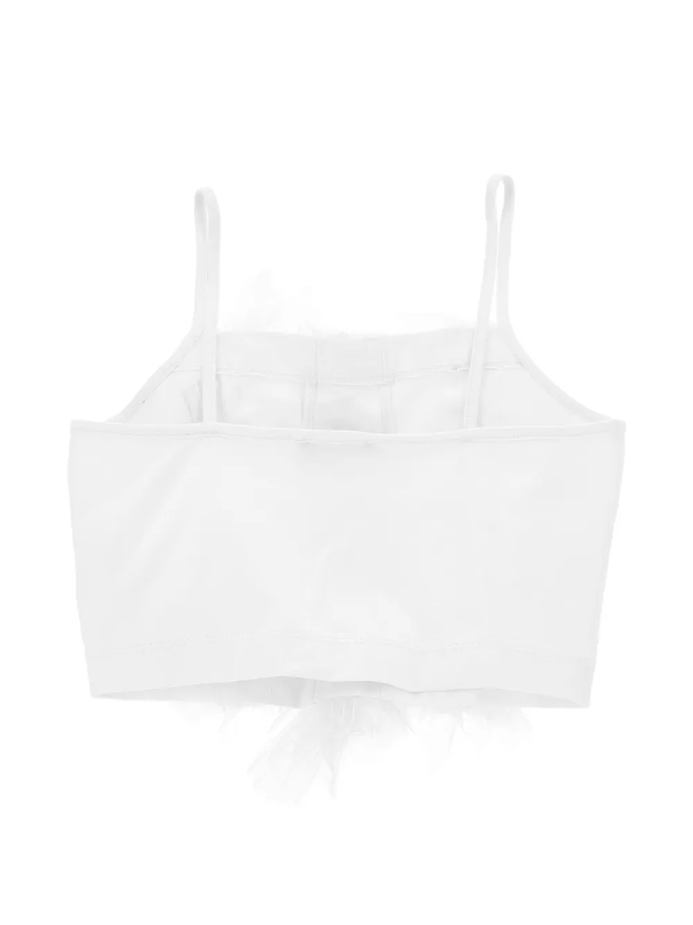 Monnalisa Top met ruches Wit