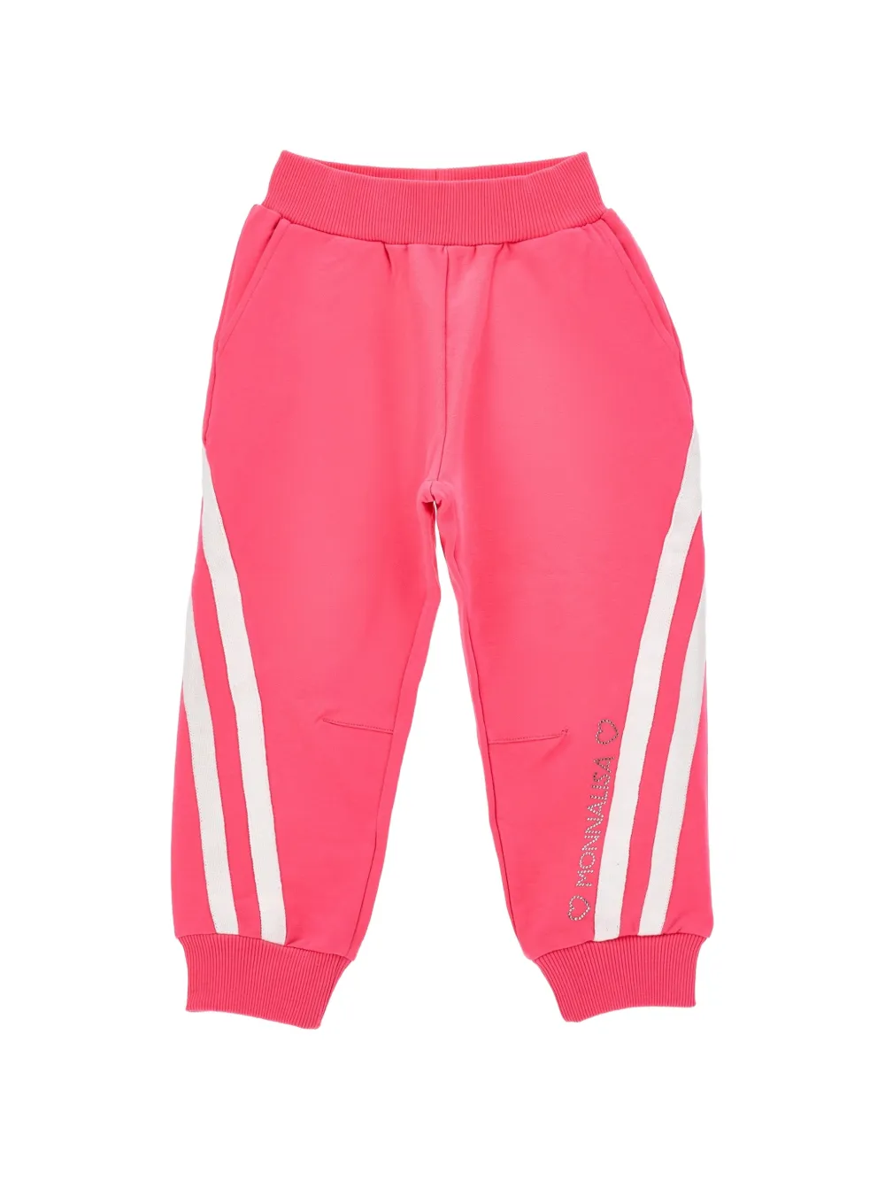 Monnalisa striped track pants - Rosa