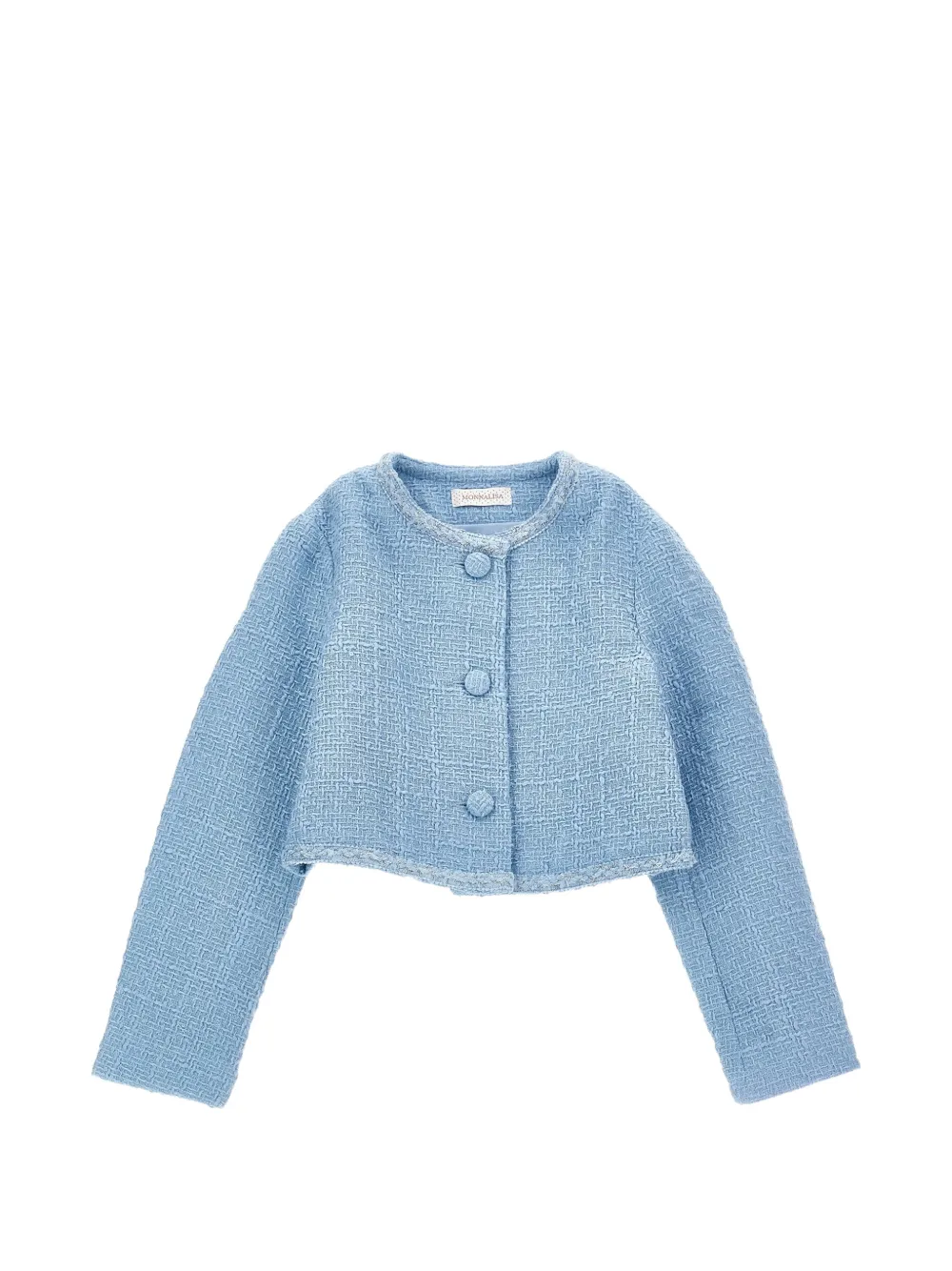 Monnalisa Bolero bouclé - Blu