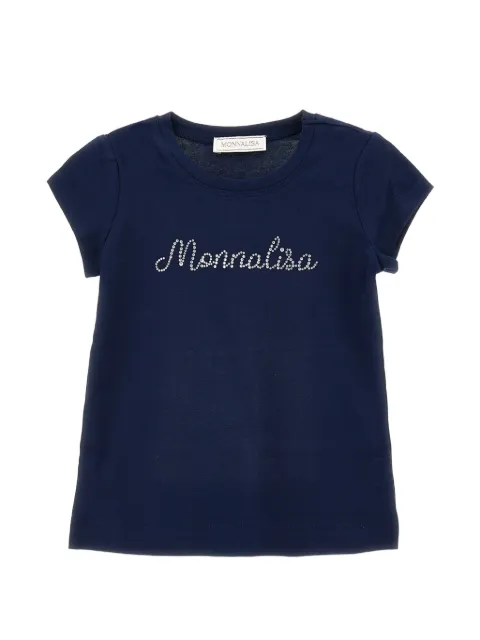 Monnalisa playera con detalles de strass