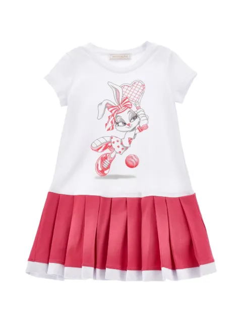 Monnalisa Kleid mit Falten