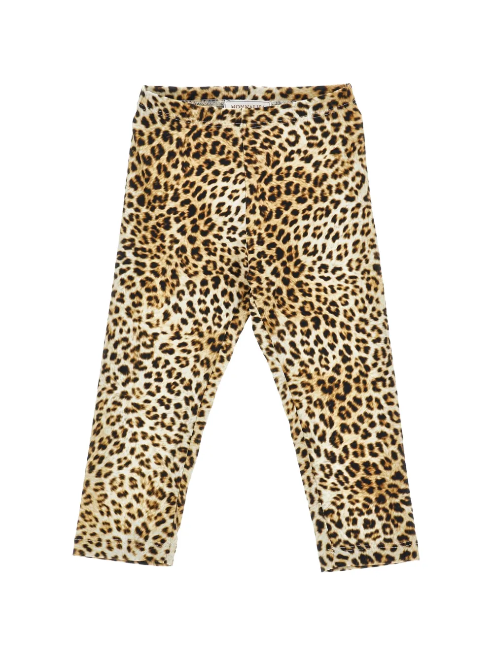 Monnalisa leopard-print leggings - Toni neutri
