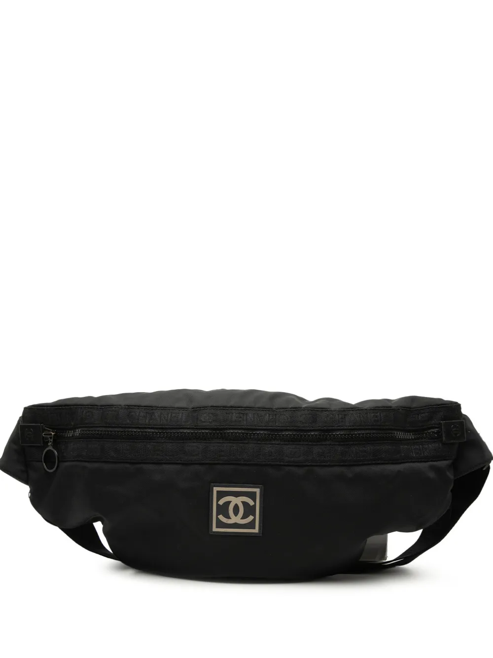 CHANEL Pre-Owned 2002-2003 Nylon CC Sport Line belt bag - Nero