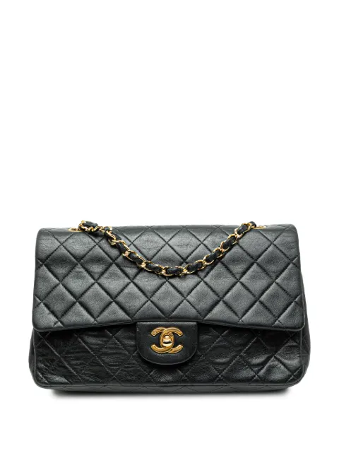 CHANEL Pre-Owned 1989-1991 Medium Classic Lambskin Double Flap shoulder bag