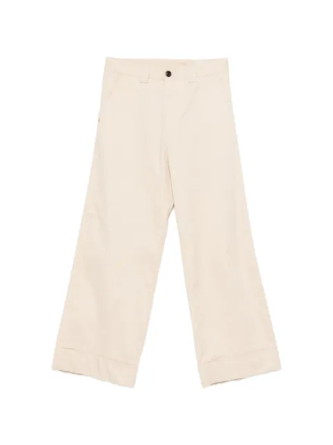 White Sand wide-leg trousers