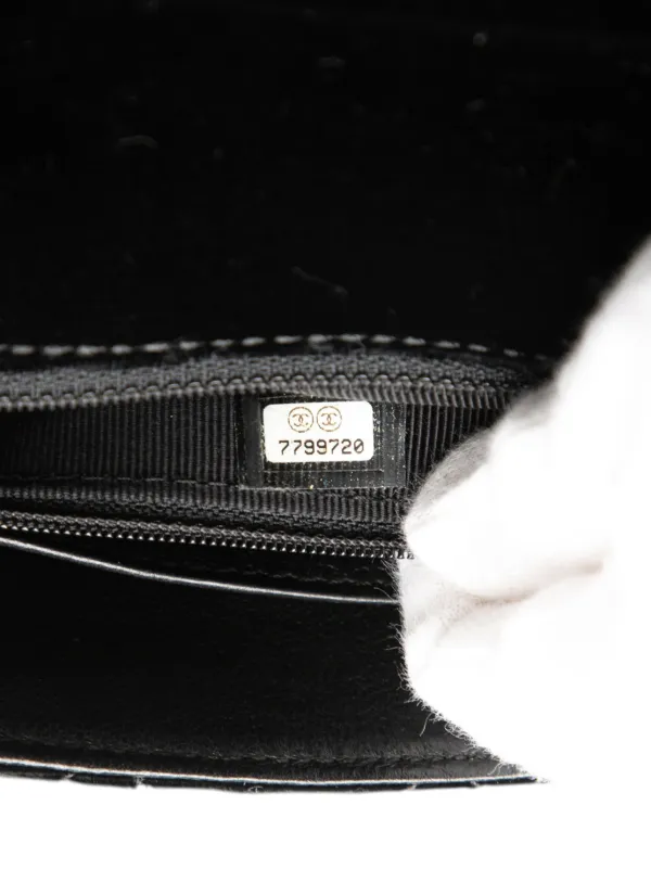 CHANEL Pre-Owned 2002-2003 ココマーク キルティング ベルベット