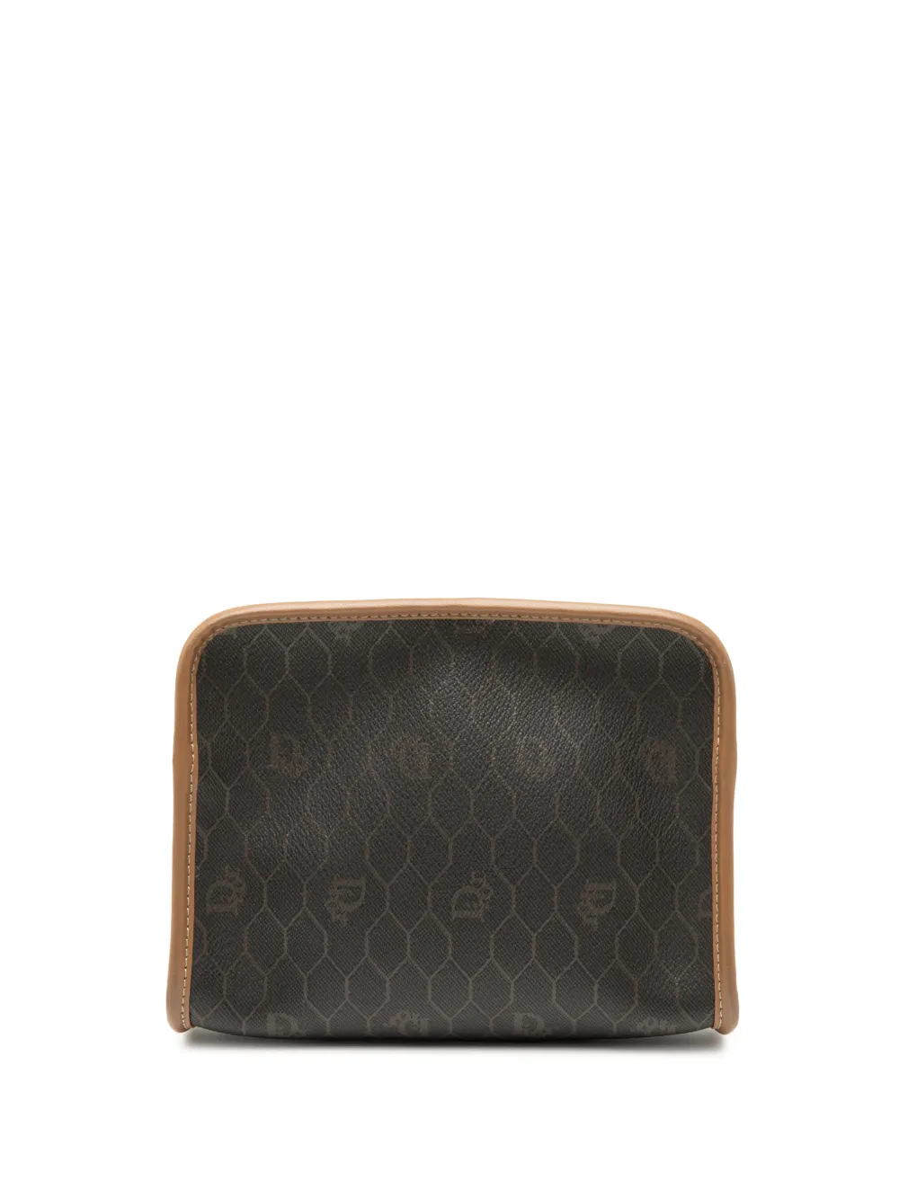 Christian Dior Pre-Owned 20th Century Honeycomb Coated Canvas pouch - Nero