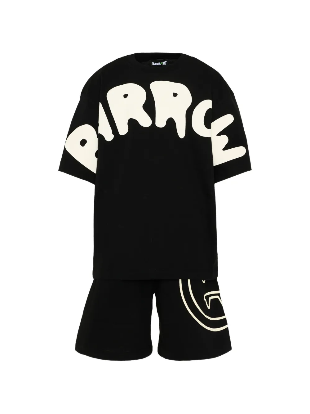 Barrow kids logo shorts set - Nero