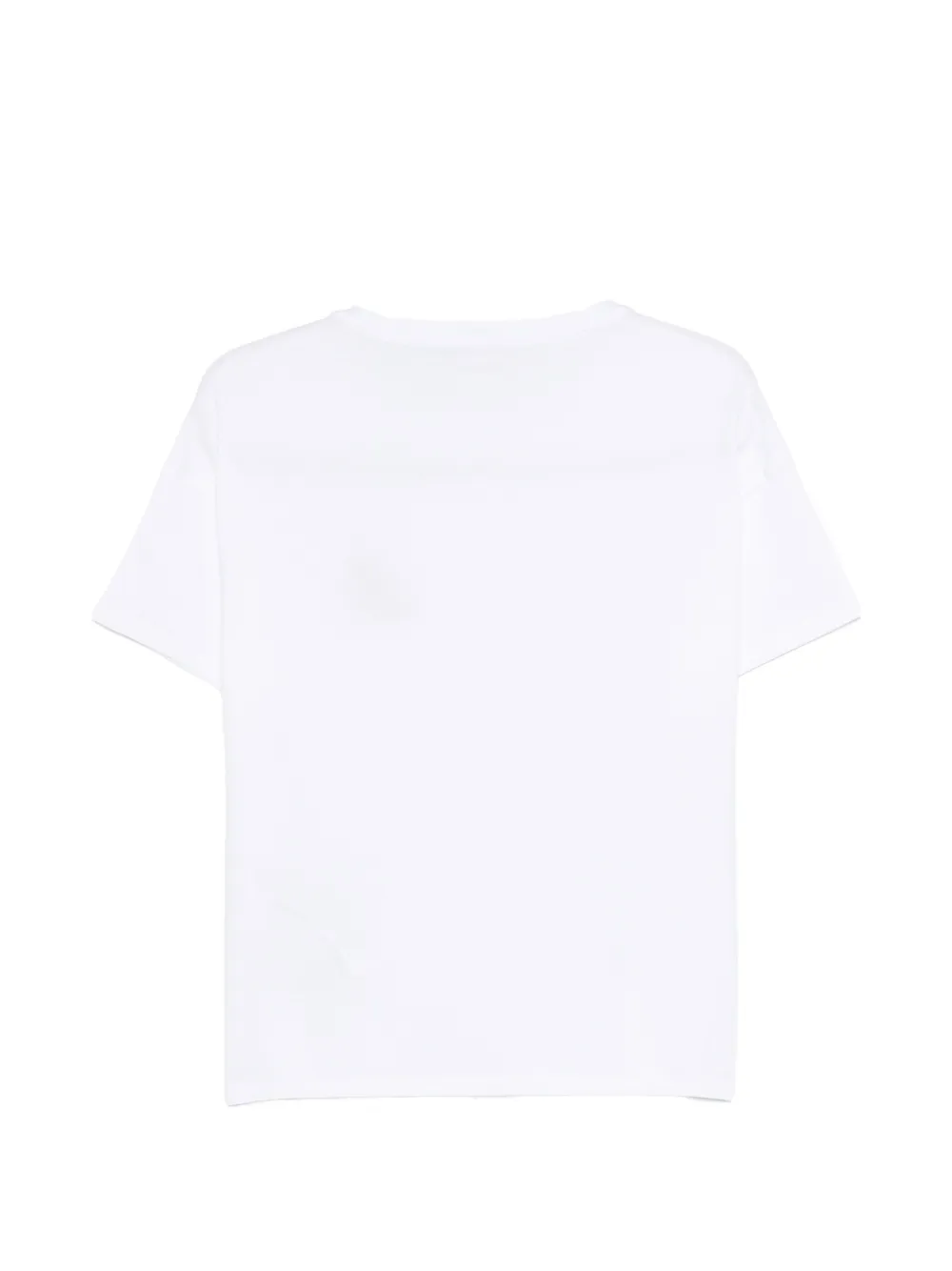  Liu Jo Crew-neck Embroidered T-shirt - White 