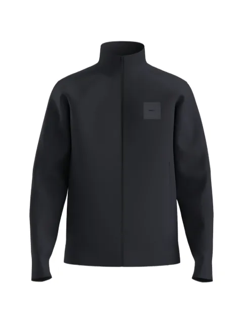 BOSS Suéter com patch e zíper
