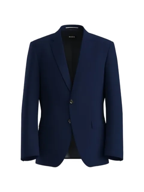 BOSS Blazer de lã virgem com abotoamento