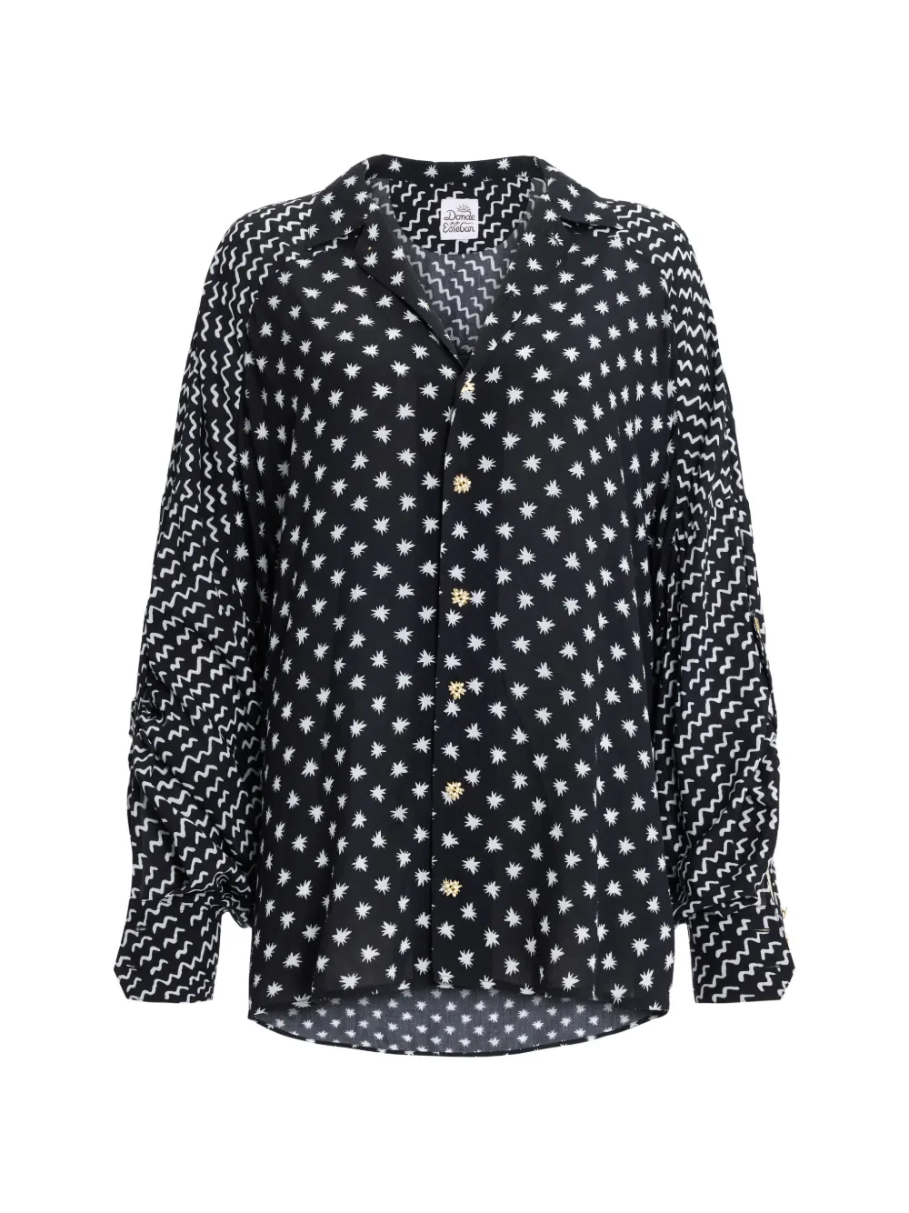 Donde Esteban Camicia con stampa - Nero