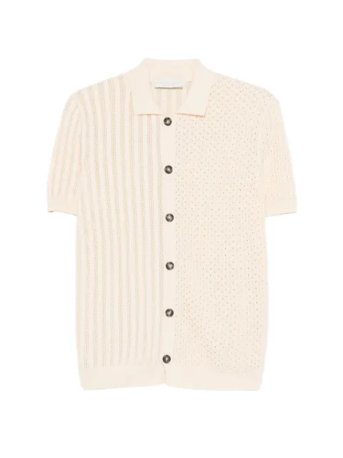 LUIGI GENTILE button textured shirt
