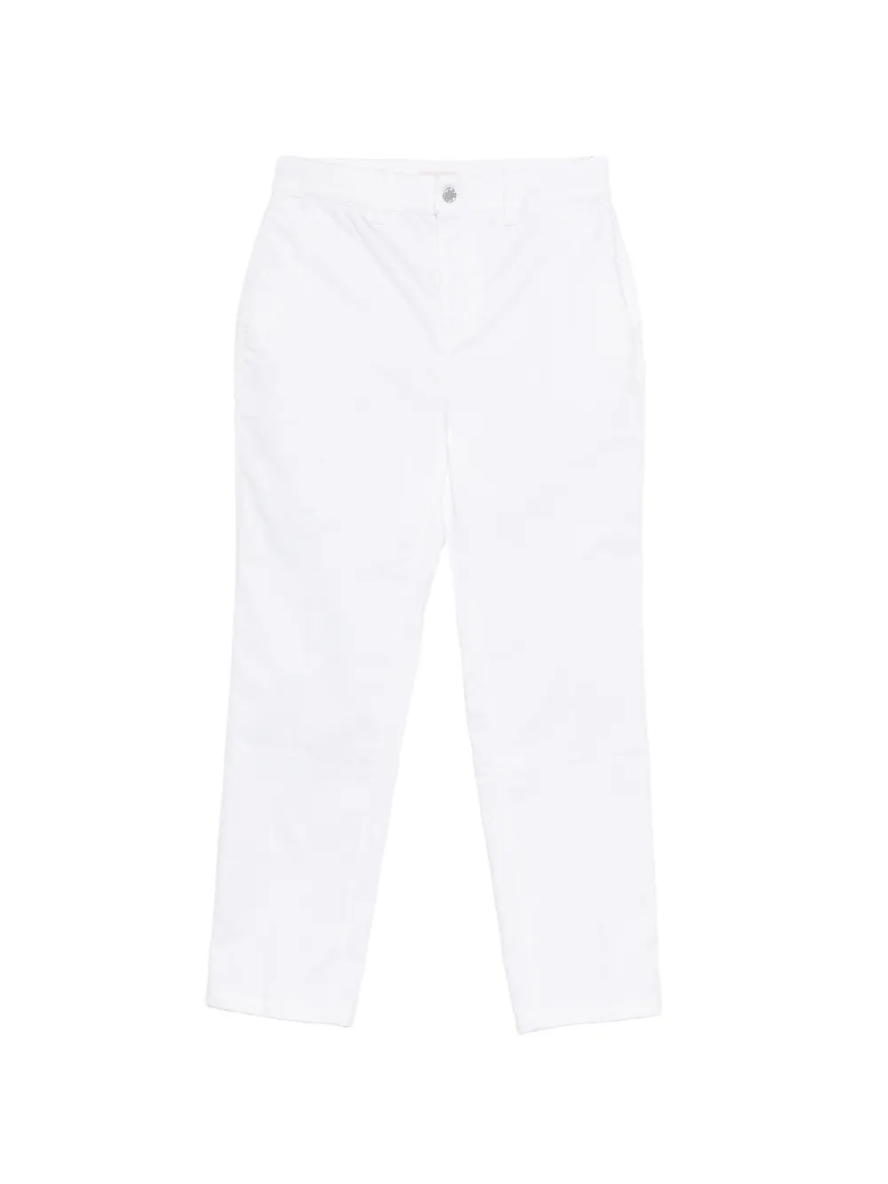 LIU JO logo-patch trousers - Bianco