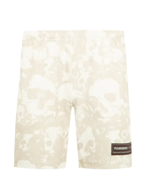Pleasures Despair skull-print shorts