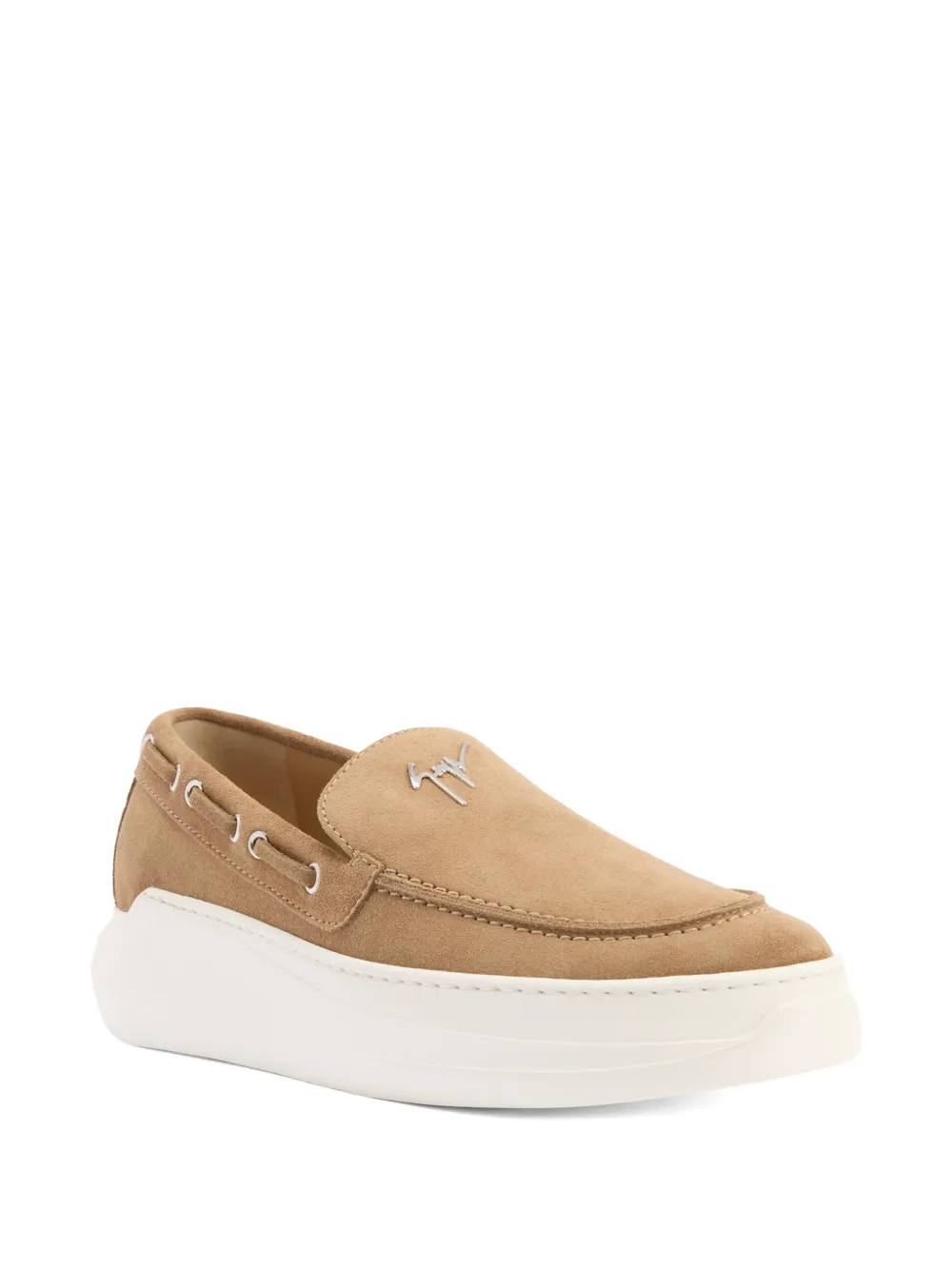 Giuseppe Zanotti Conley String loafers met kenmerkend detail Beige