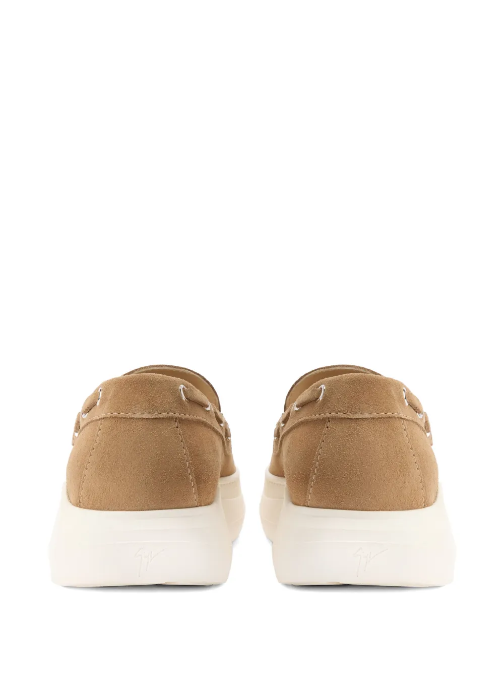 Giuseppe Zanotti Conley String loafers met kenmerkend detail Beige