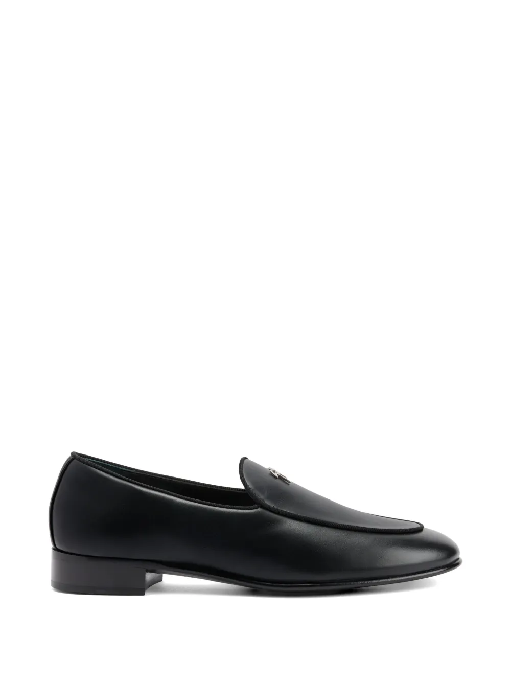 Giuseppe Zanotti signature detail valtor loafers - Schwarz