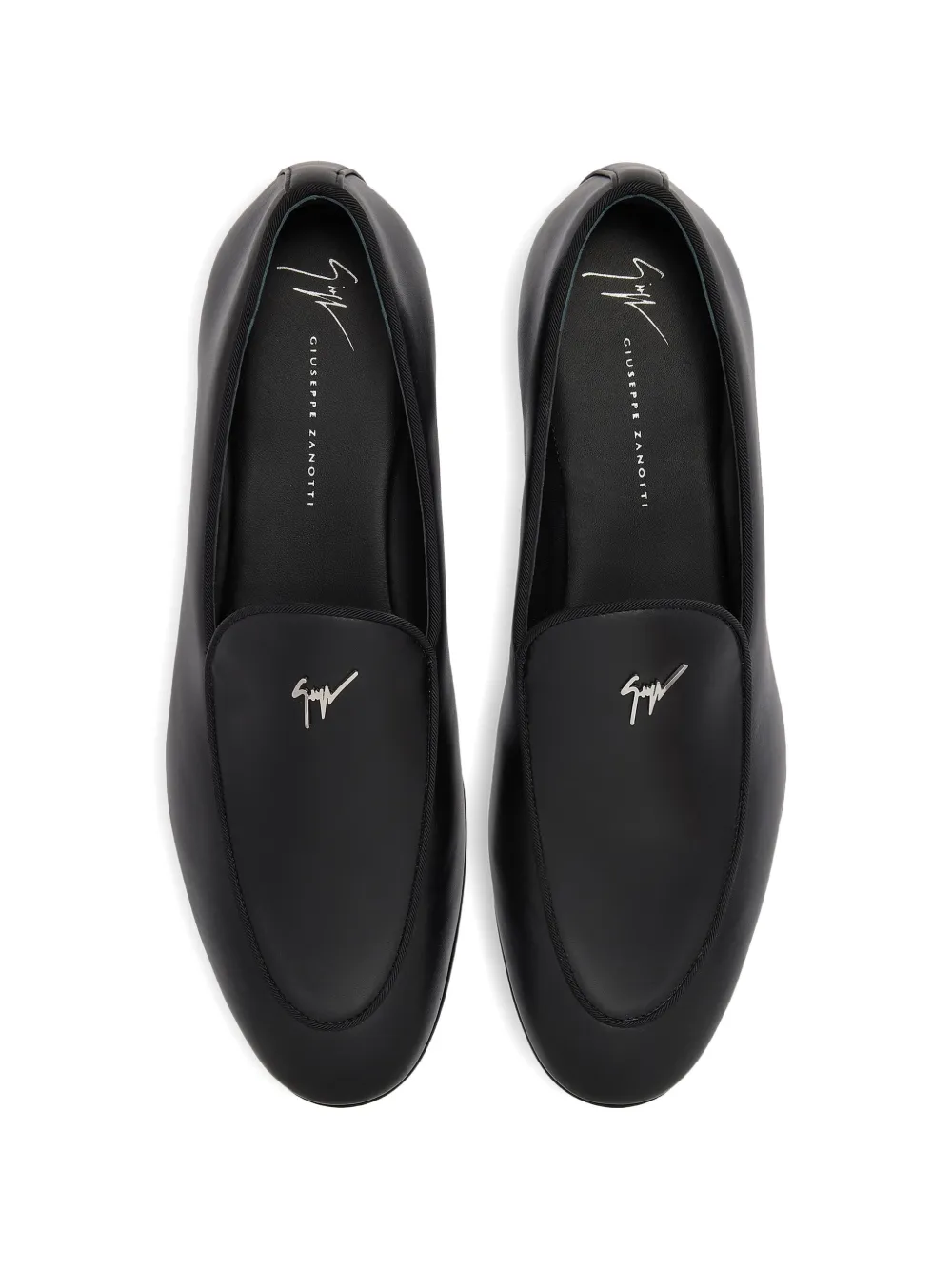 Giuseppe Zanotti Valtor loafers met kenmerkend detail Zwart