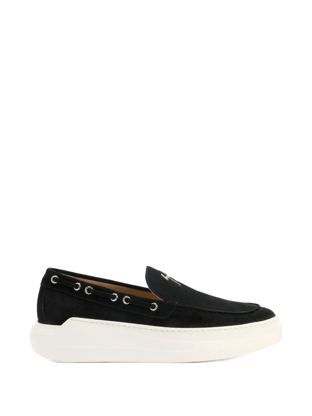 Giuseppe Zanotti Conley String signature metal detail loafers - Nero