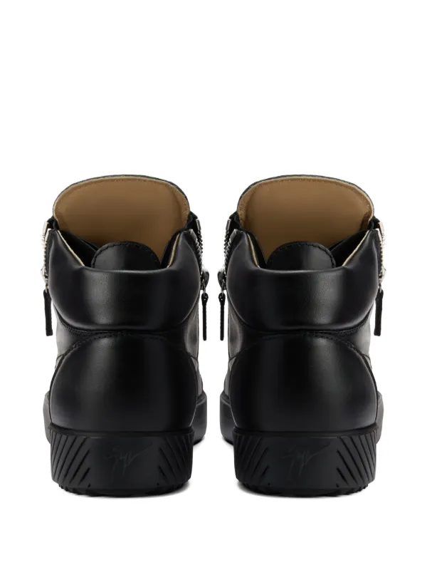 Giuseppe Zanotti Kriss サイドジップ スニーカー | ブラック