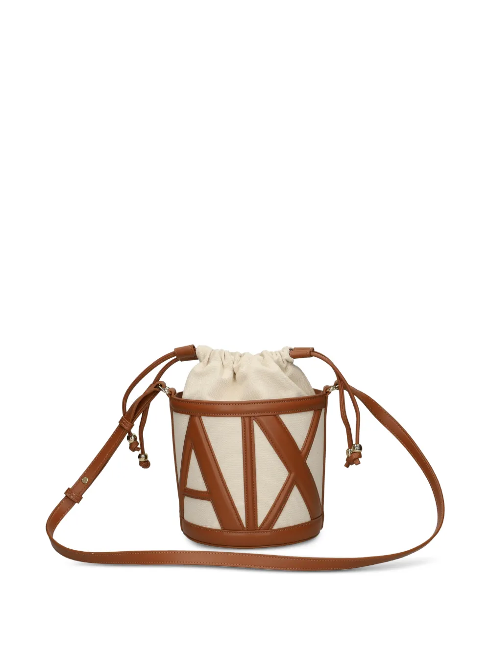  Armani Exchange Drawstring-closure Bucket Bag - Neutrals 