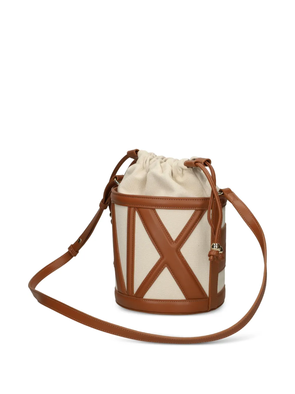  Armani Exchange Drawstring-closure Bucket Bag - Neutrals 