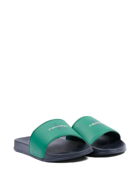 Calvin Klein Kids sandalias con detalle del logo