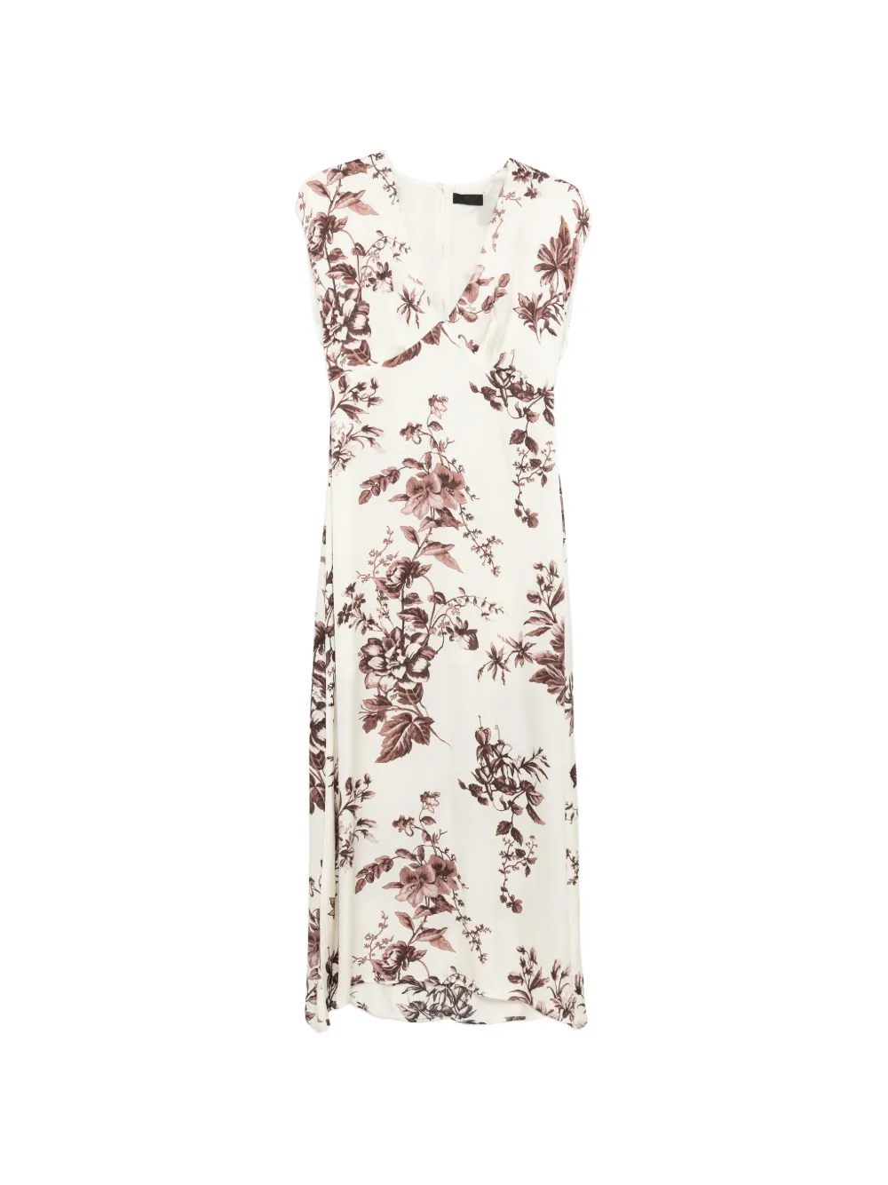 LIU JO floral V-neck dress - Toni neutri