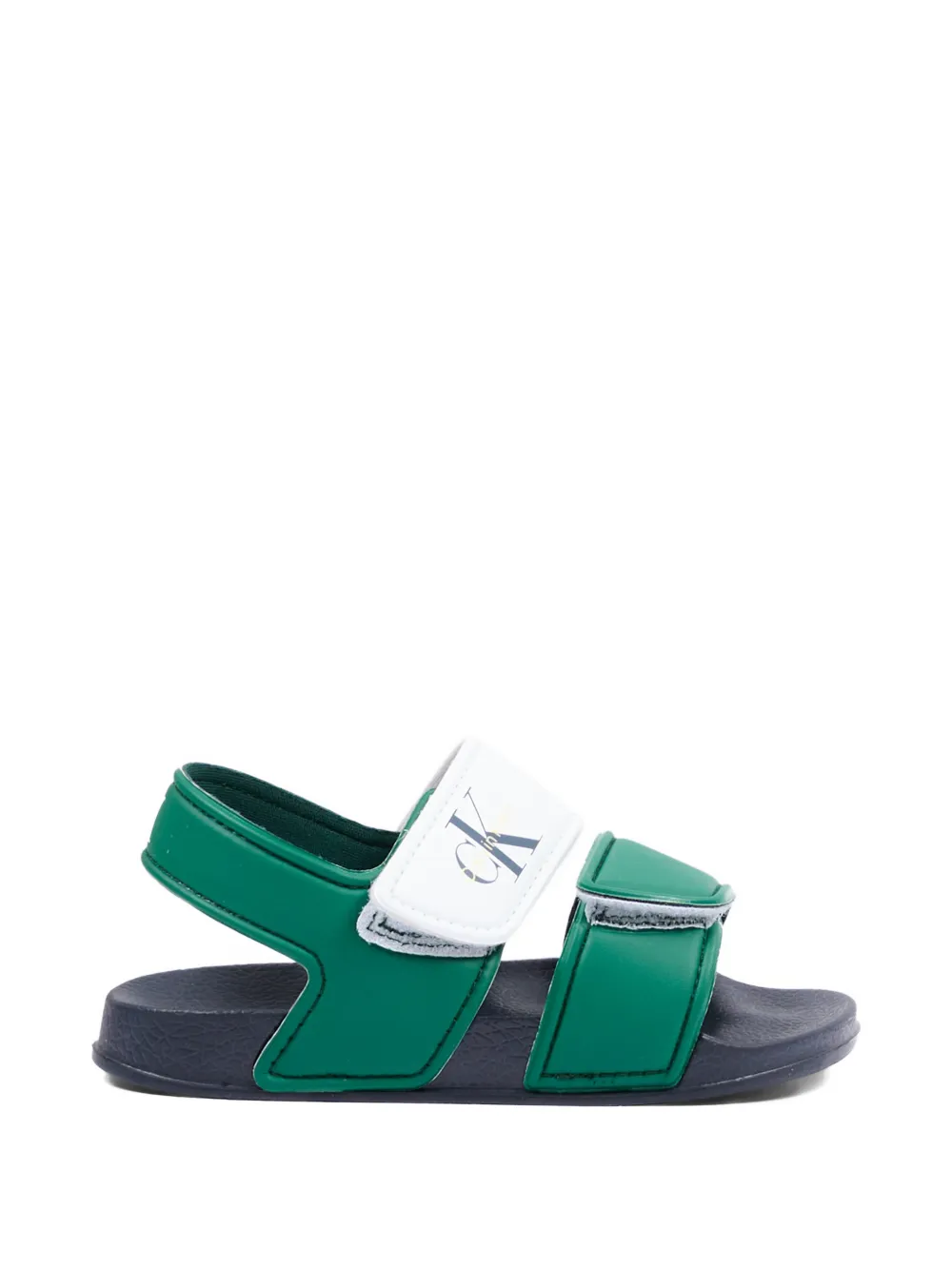 Calvin Klein Kids Sandalen met logobandje Groen