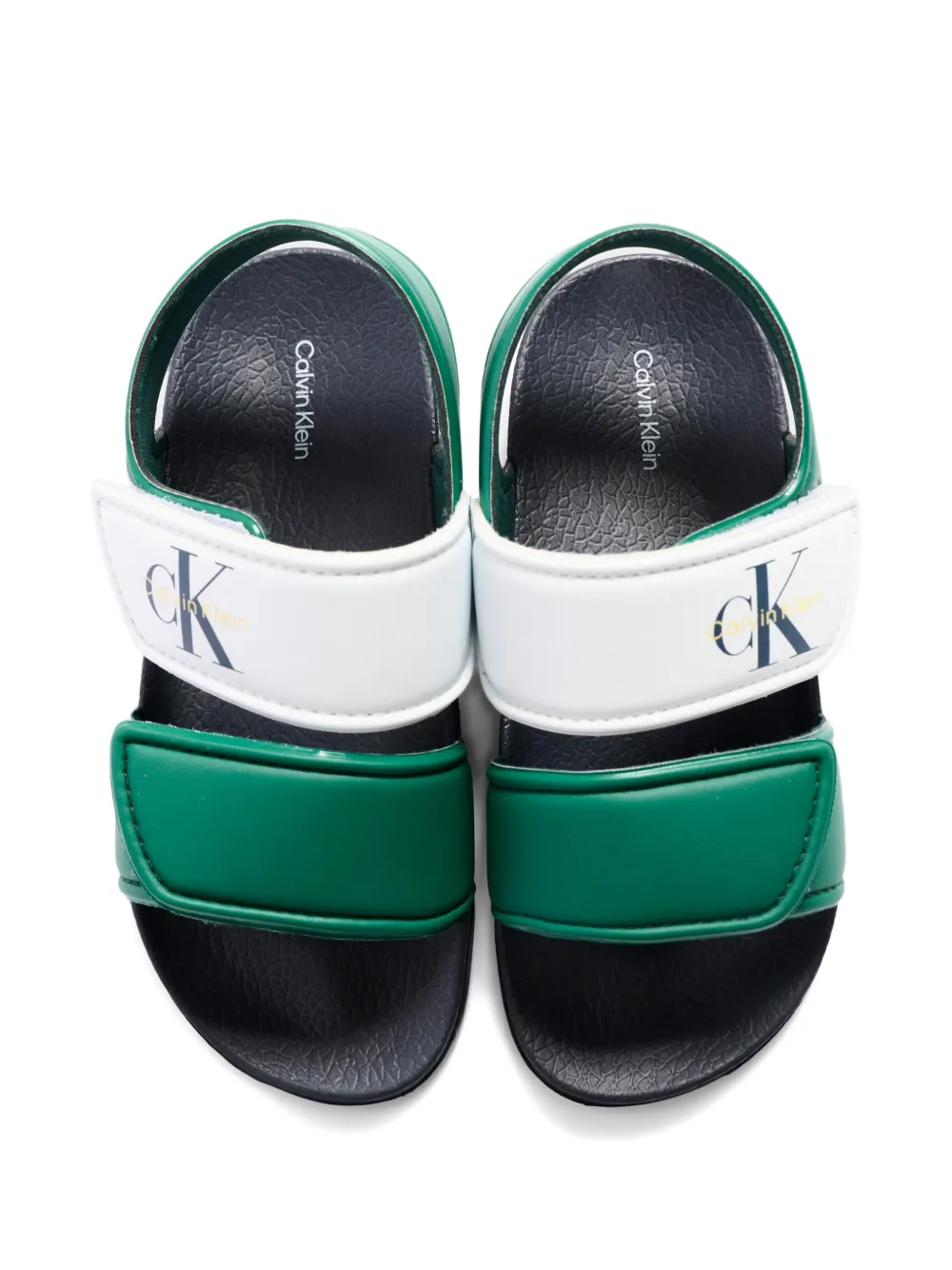 Calvin Klein Kids Sandalen met logobandje Groen