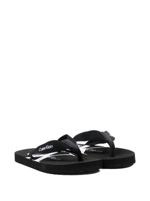 Calvin Klein Kids logo print sandal