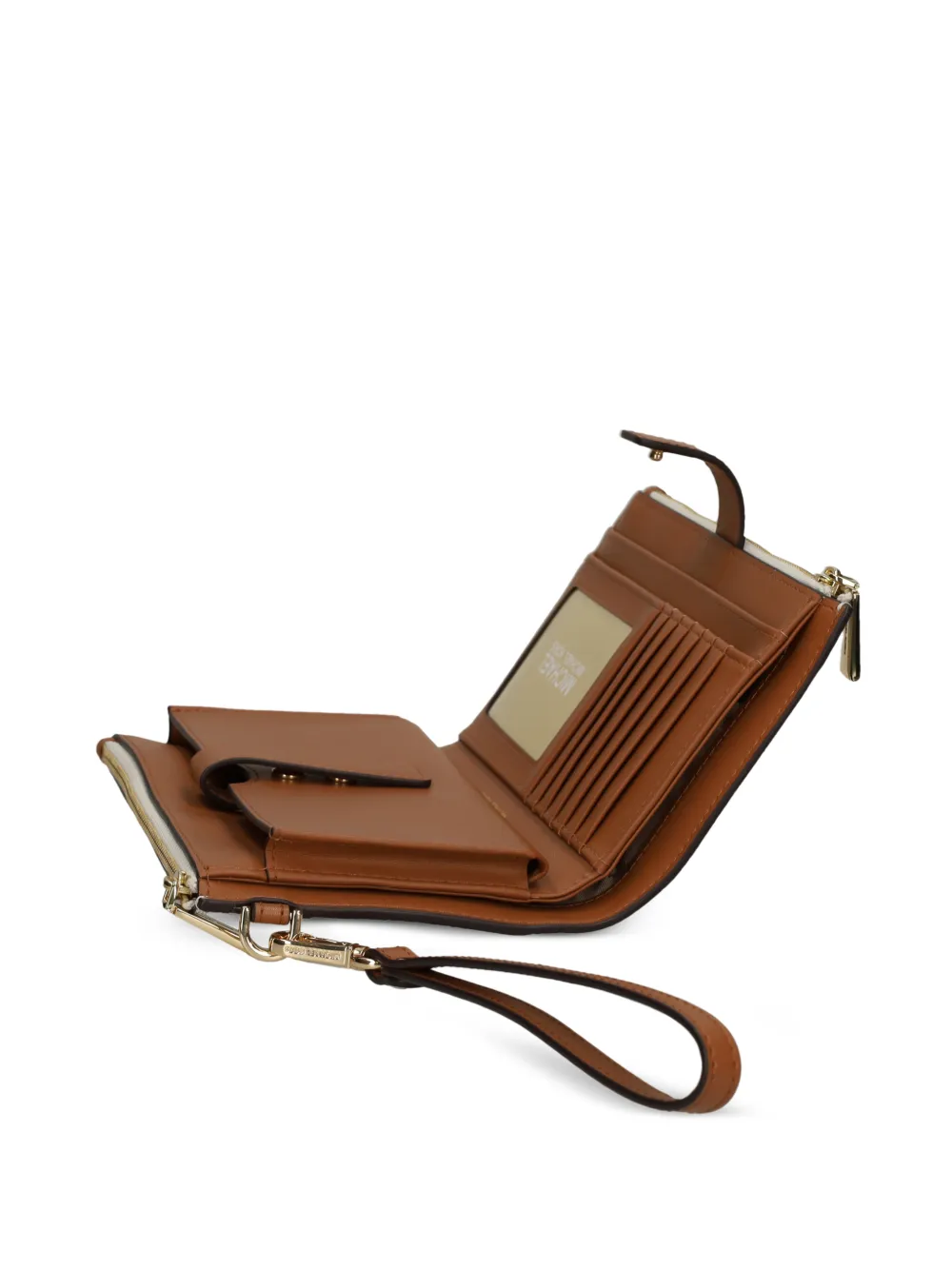 Michael Kors Jet Set portemonnee met logo Beige