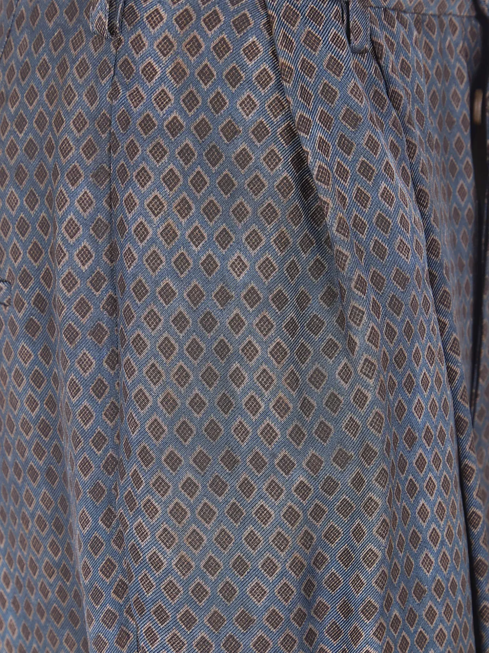 Uma Wang Palazzo broek met patroon Blauw