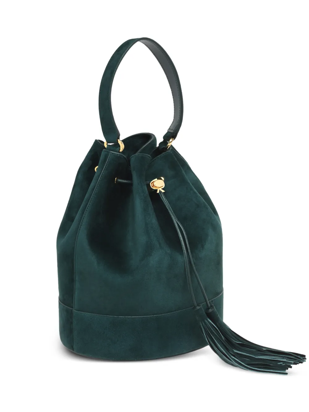 Gianvito Rossi Borsa a secchiello SIENNA 22 con nappina - Verde
