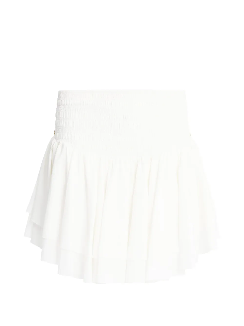Donde Esteban Minigonna con ruches - Bianco