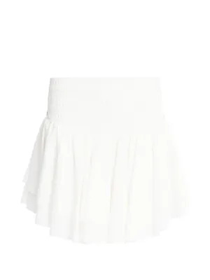 Les Filles d'Eva ラッフル ミニスカート | ホワイト | FARFETCH JP