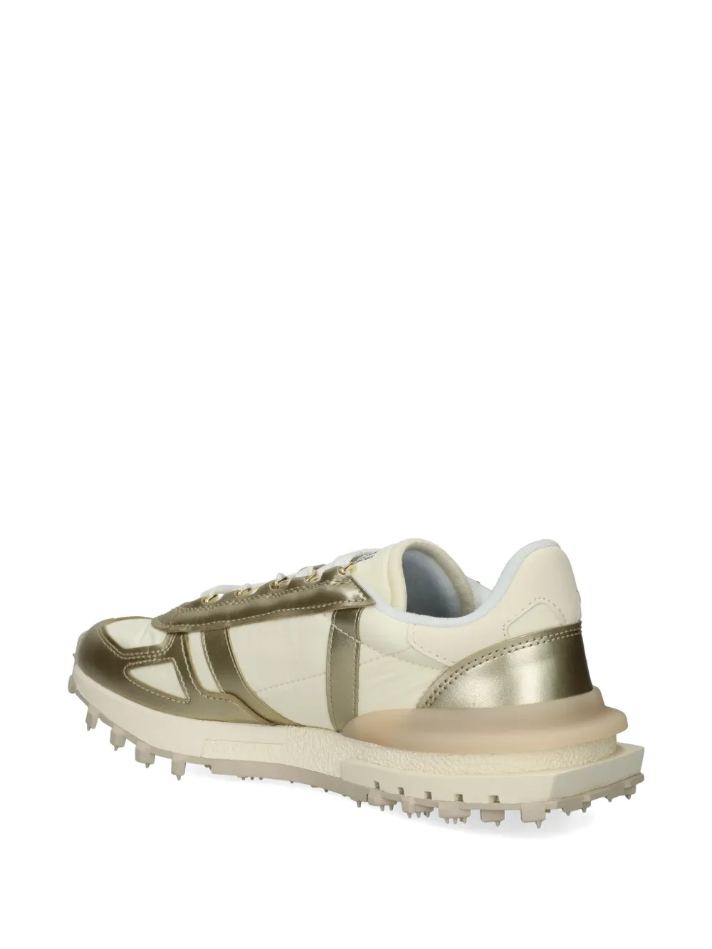 Lacoste Elite Active sneakers met metallic detail Beige