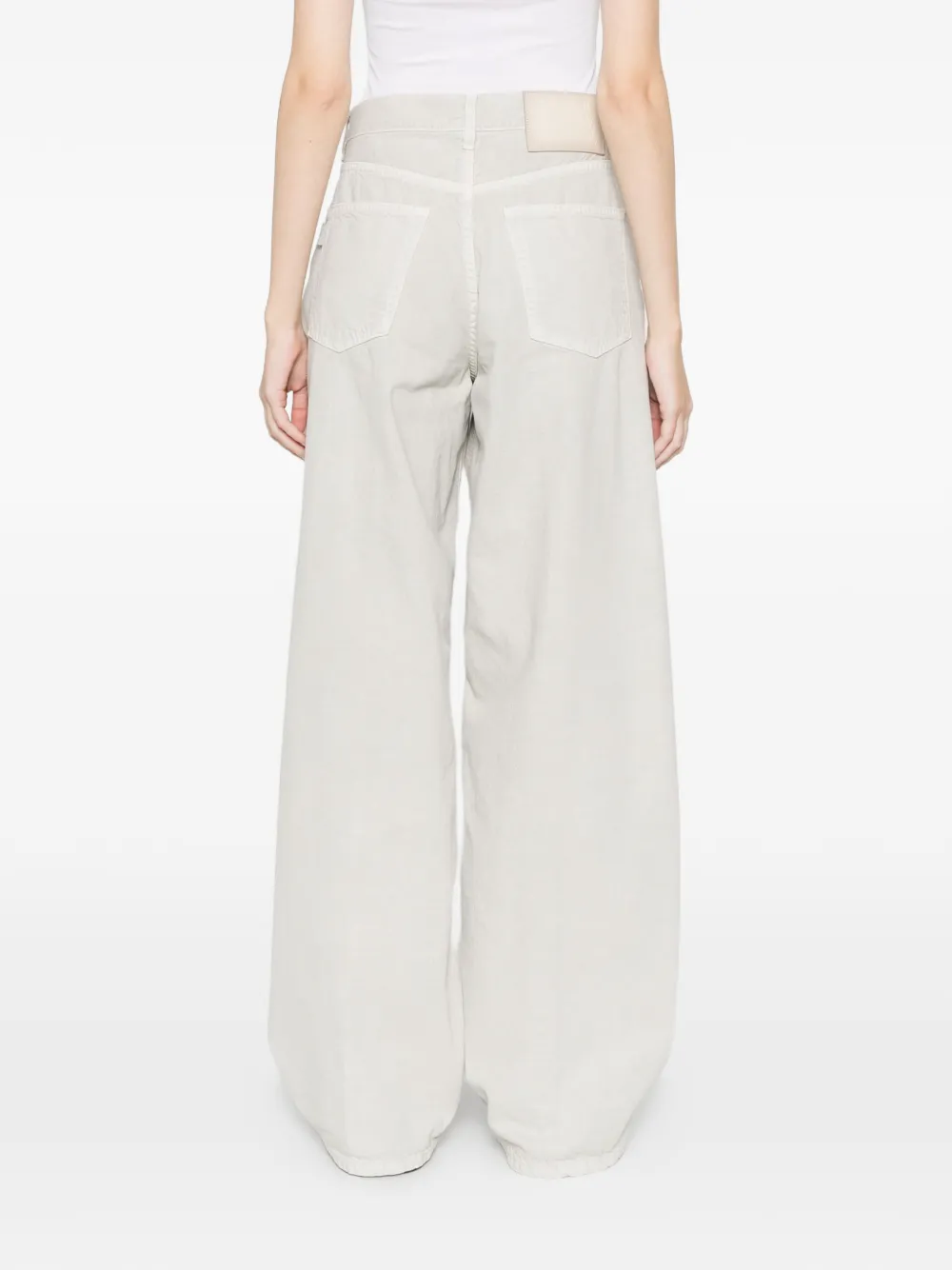 Haikure Jeans met wijde pijpen Wit