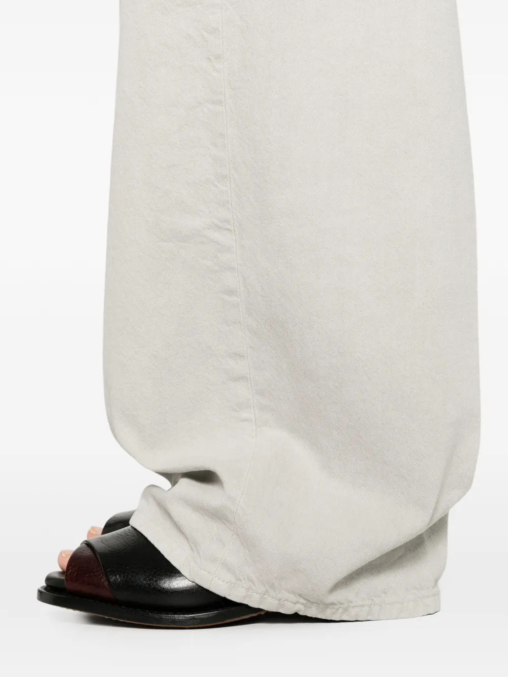 Haikure Jeans met wijde pijpen Wit