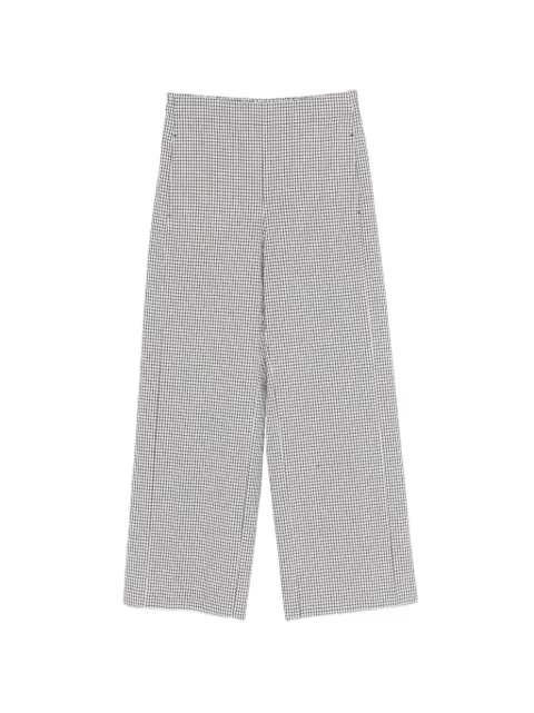 Via Masini 80 check trousers