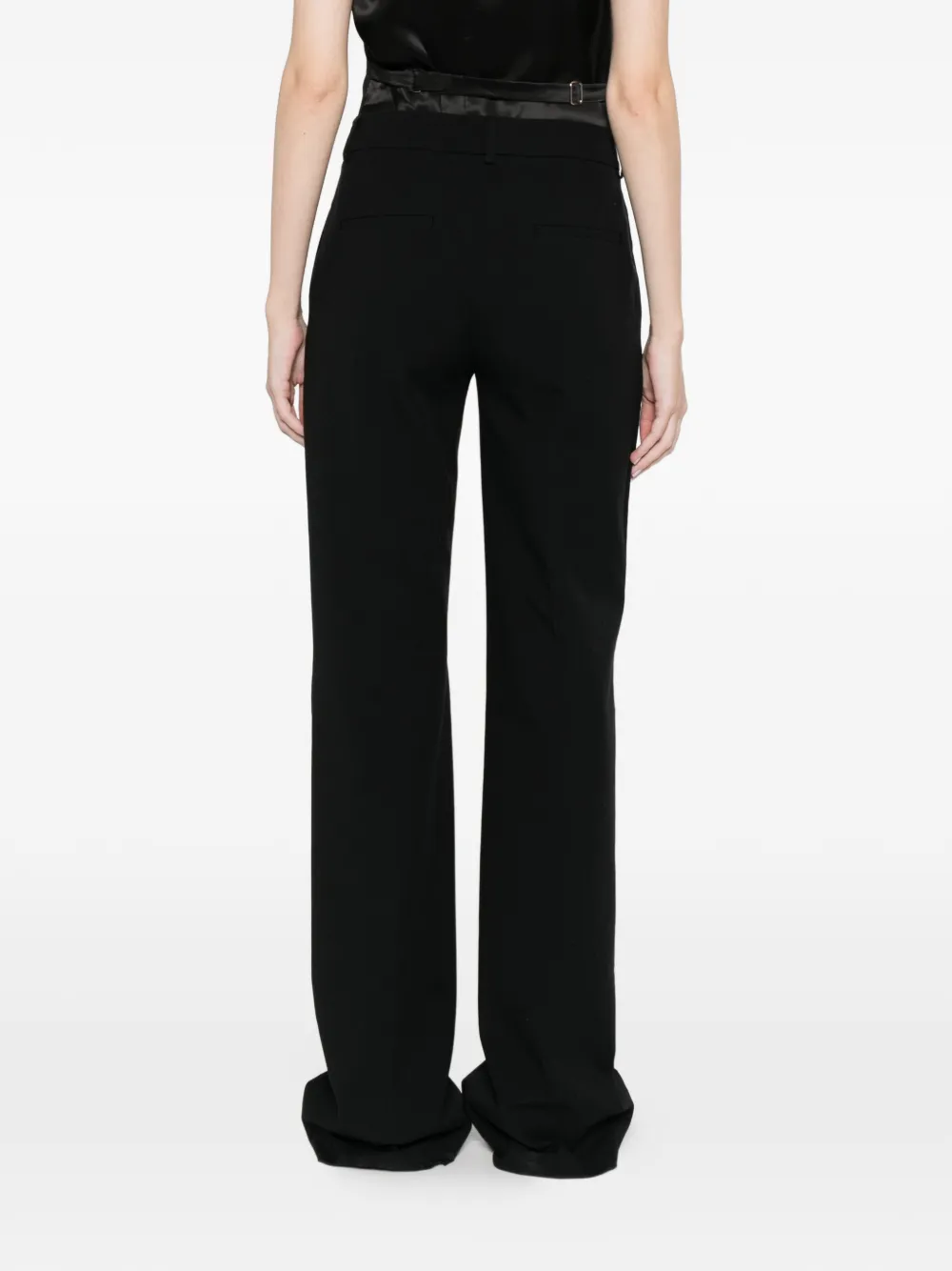 Via Masini 80 Broek met knopen Zwart